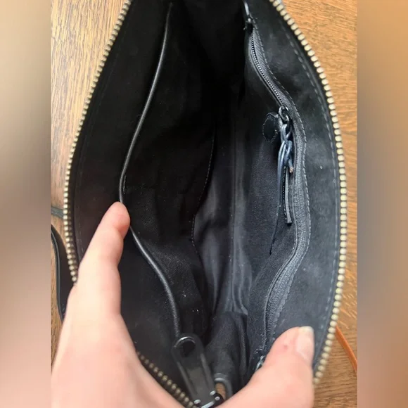 REBECCA MINKOFF MAB Studded Leather Crossbody Purse Bag Women’s Black NEW - Picture 7 of 15